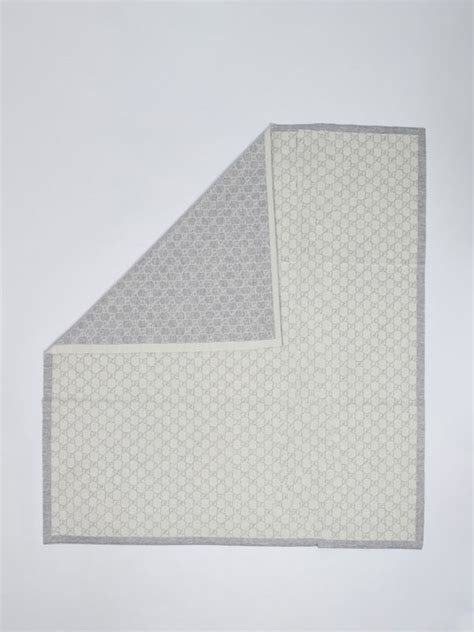 gucci baby blanket grey